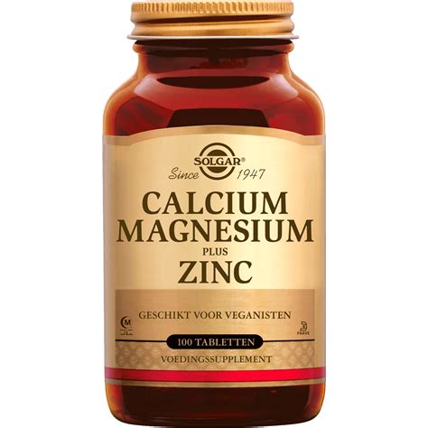 calcium magnesium plus zinc 100 tablet